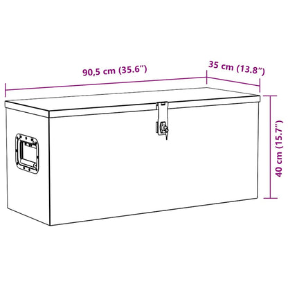 Aluminium-Aufbewahrungsboxen – verschiedene Größen – 90,5 × 35 × 40 cm – Ansicht 8