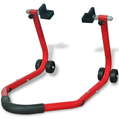 Paddock-Motorradständer hinten – Rot