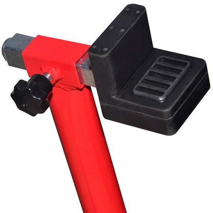 Paddock-Motorradständer hinten – Rot