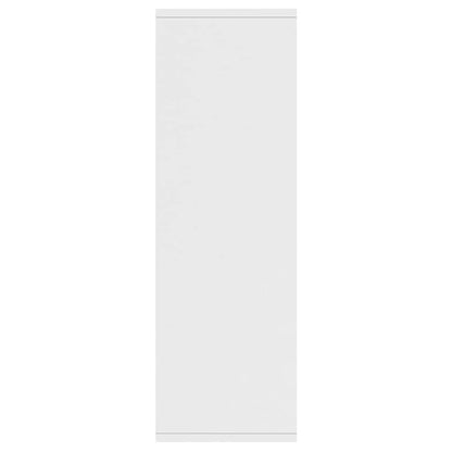 Bücherregal/Sideboard Weiß 50x25x80 cm Holzwerkstoff