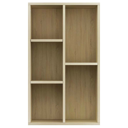 Bücherregal/Sideboard Sonoma Eiche 50x25x80 cm Holzwerkstoff