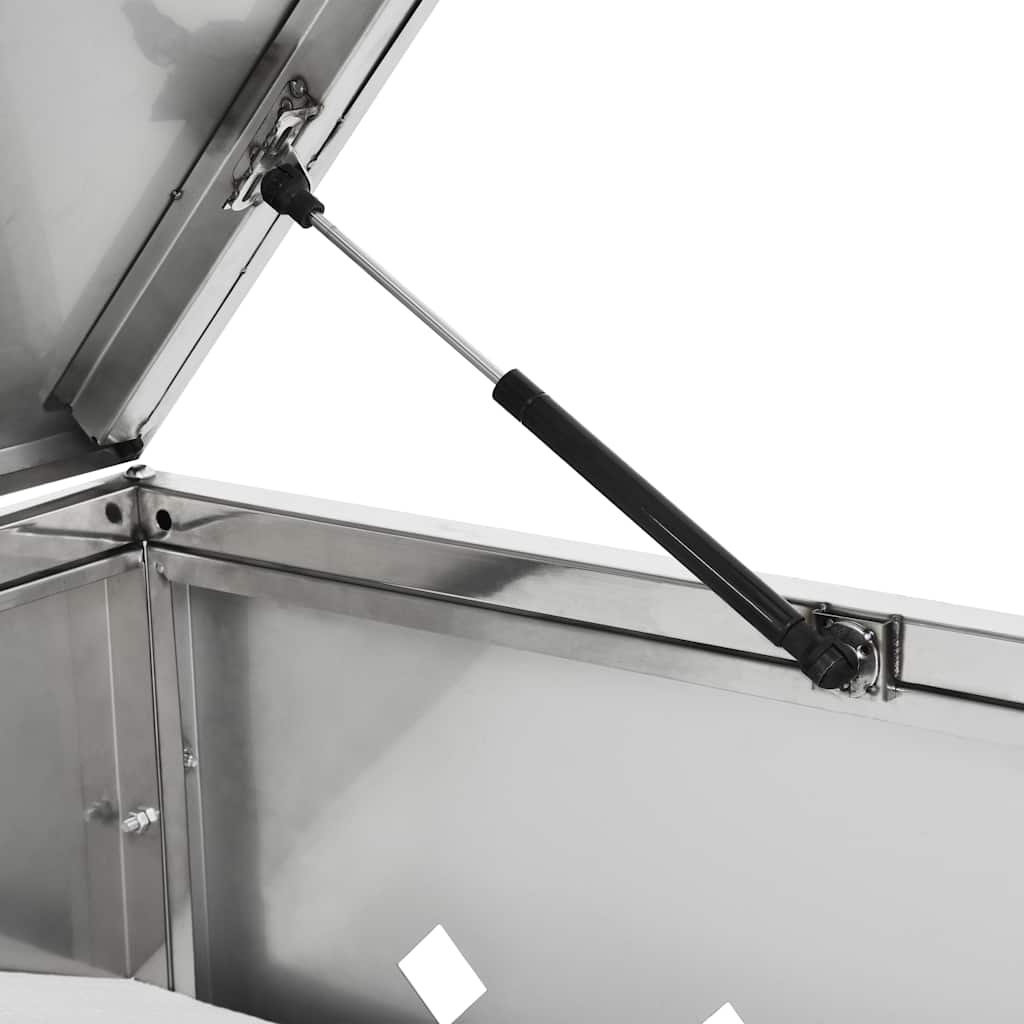 M�lltonnenbox f�r 4 Tonnen 240 L Edelstahl