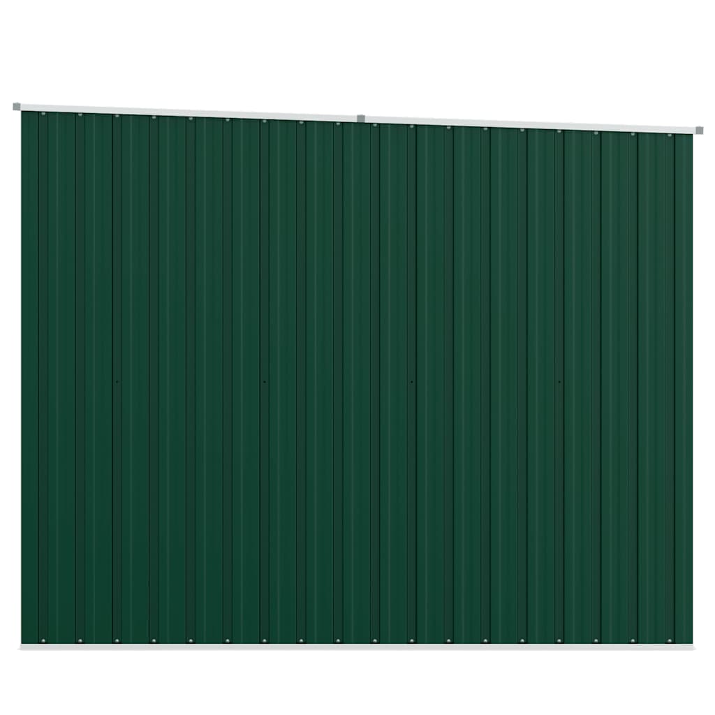 Gerätehaus 195 × 198 × 159 cm aus verzinktem Stahl – Grün – Ansicht 7