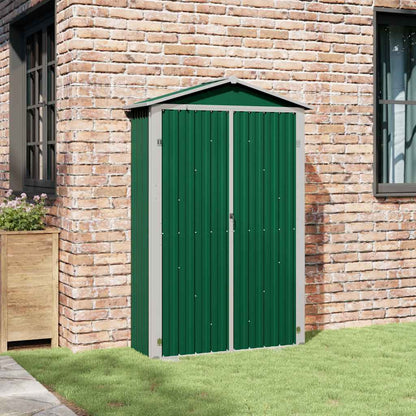 Gartengeräteschrank – verschiedene Farben – Grün – Ansicht 3