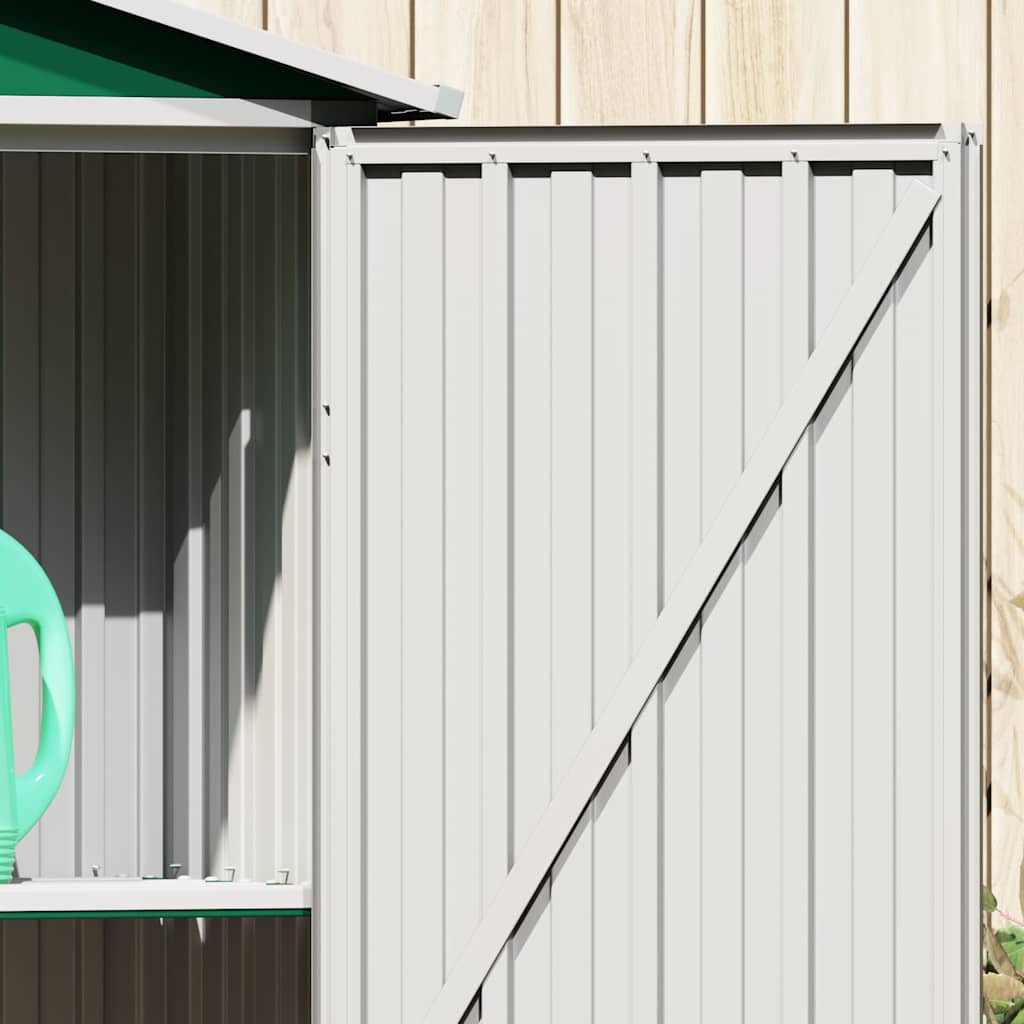 Gartengeräteschrank – verschiedene Farben – Grün – Ansicht 4