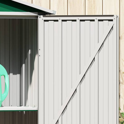 Gartengeräteschrank – verschiedene Farben – Grün – Ansicht 4