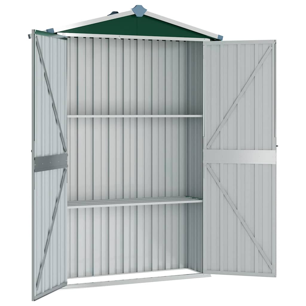 Gartengeräteschrank – verschiedene Farben – Grün – Ansicht 5