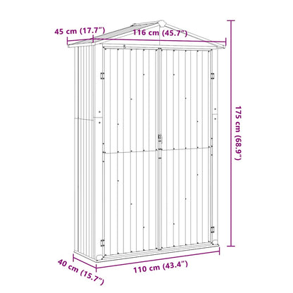 Gartengeräteschrank – verschiedene Farben