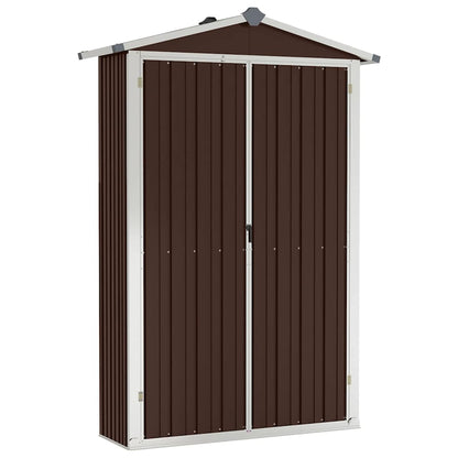 Gartengeräteschrank – verschiedene Farben – Braun – Ansicht 2