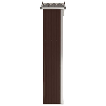 Gartengeräteschrank – verschiedene Farben – Braun – Ansicht 5