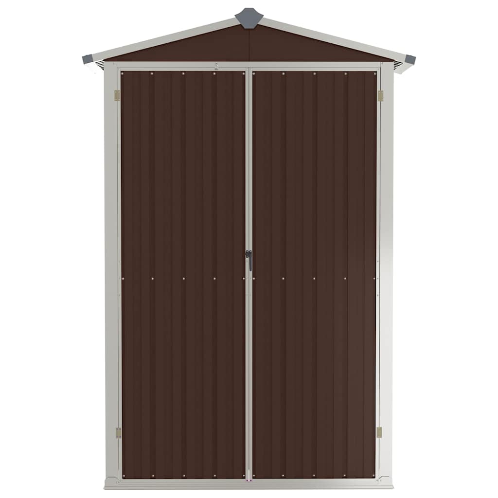 Gartengeräteschrank – verschiedene Farben – Braun – Ansicht 6