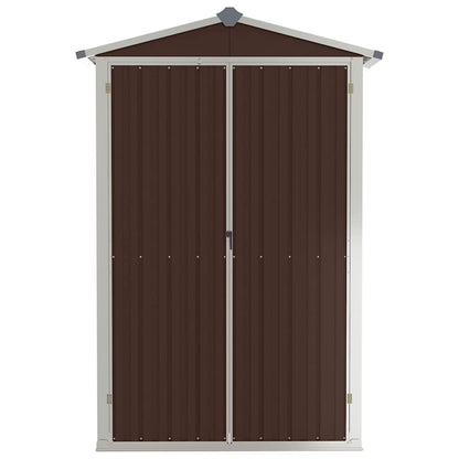 Gartengeräteschrank – verschiedene Farben – Braun – Ansicht 6