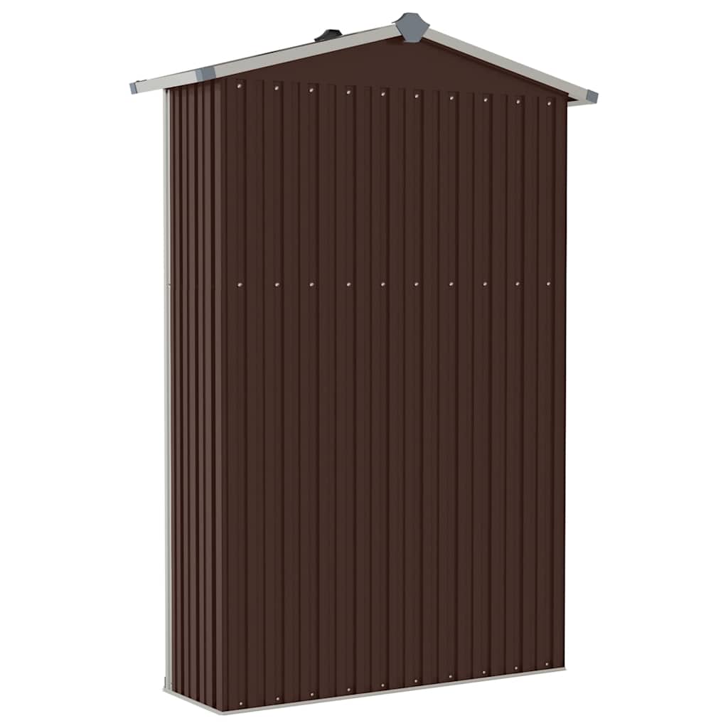 Gartengeräteschrank – verschiedene Farben – Braun – Ansicht 7