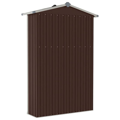 Gartengeräteschrank – verschiedene Farben – Braun – Ansicht 7