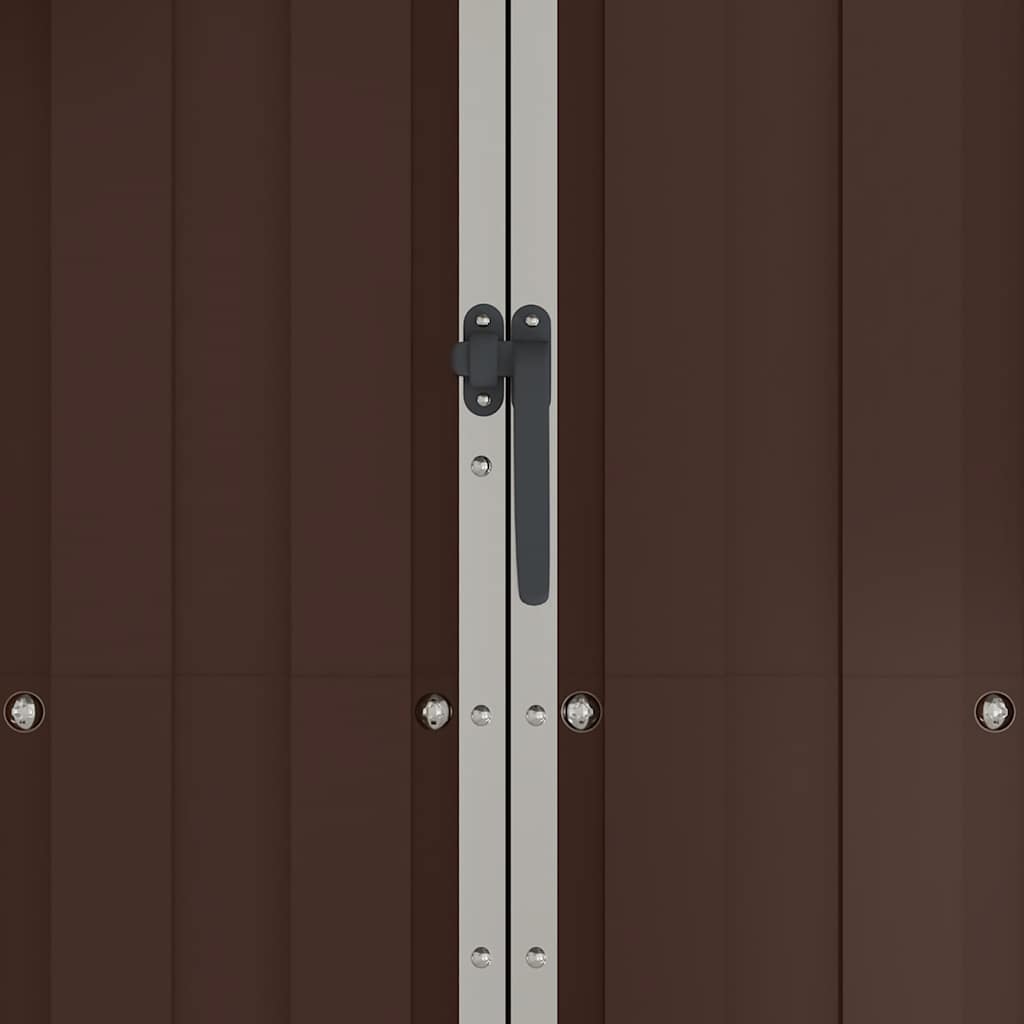 Gartengeräteschrank – verschiedene Farben – Braun – Ansicht 8