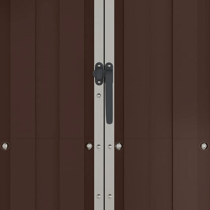 Gartengeräteschrank – verschiedene Farben – Braun – Ansicht 8