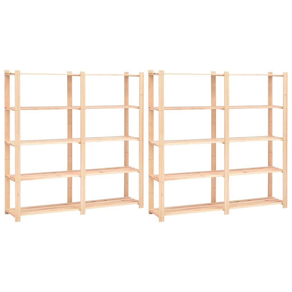 Schwerlastregal-Set 2-teilig 170 × 38 × 170 cm – je 500 kg