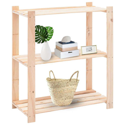 Kellerregal 2er-Set aus Kiefer – 80 × 38 × 90 cm