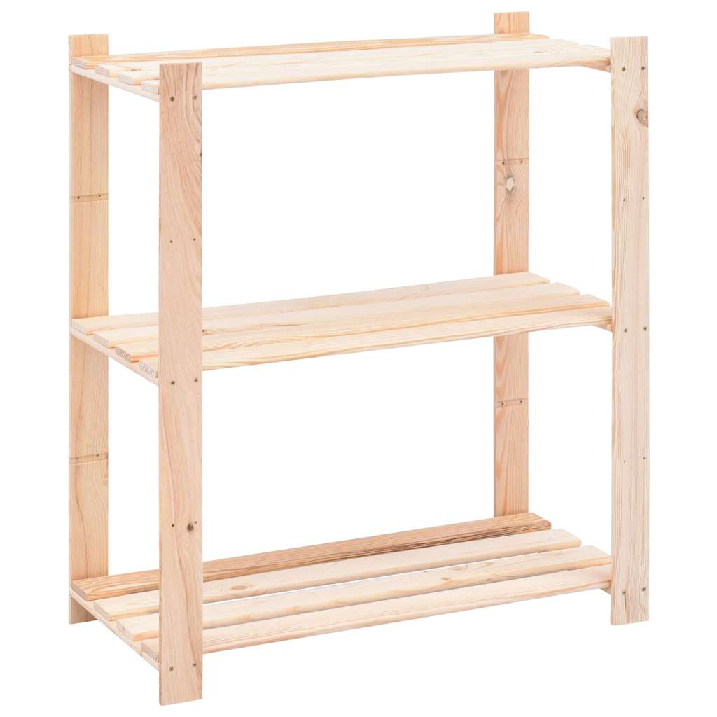 Kellerregal 2er-Set aus Kiefer – 80 × 38 × 90 cm