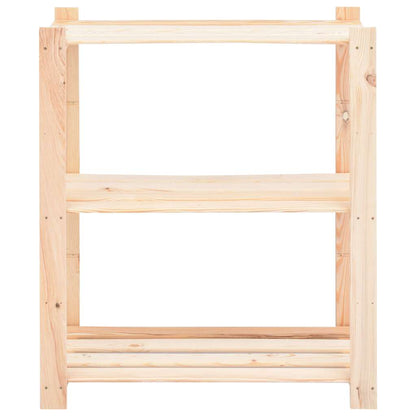 Kellerregal 2er-Set aus Kiefer – 80 × 38 × 90 cm