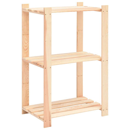 Kellerregal 2er-Set aus Kiefer – 60 × 38 × 90 cm