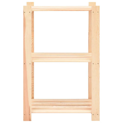 Kellerregal 2er-Set aus Kiefer – 60 × 38 × 90 cm