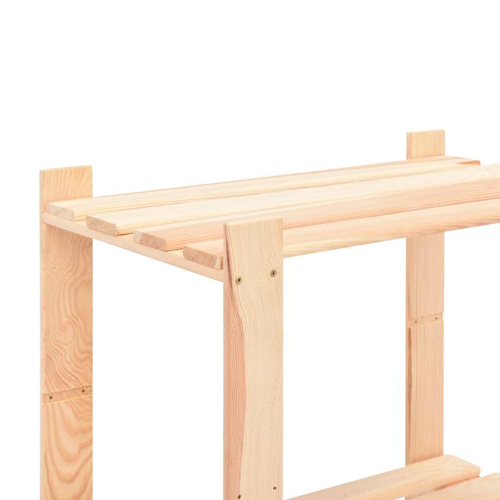 Kellerregal 2er-Set aus Kiefer – 60 × 38 × 90 cm
