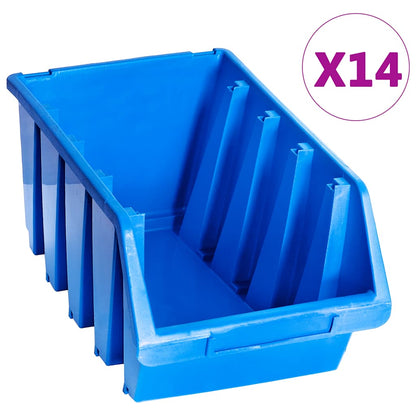 Stapelboxen-Set 14-teilig – Blau