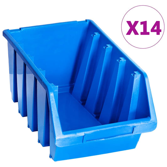 Stapelboxen-Set 14-teilig – Blau