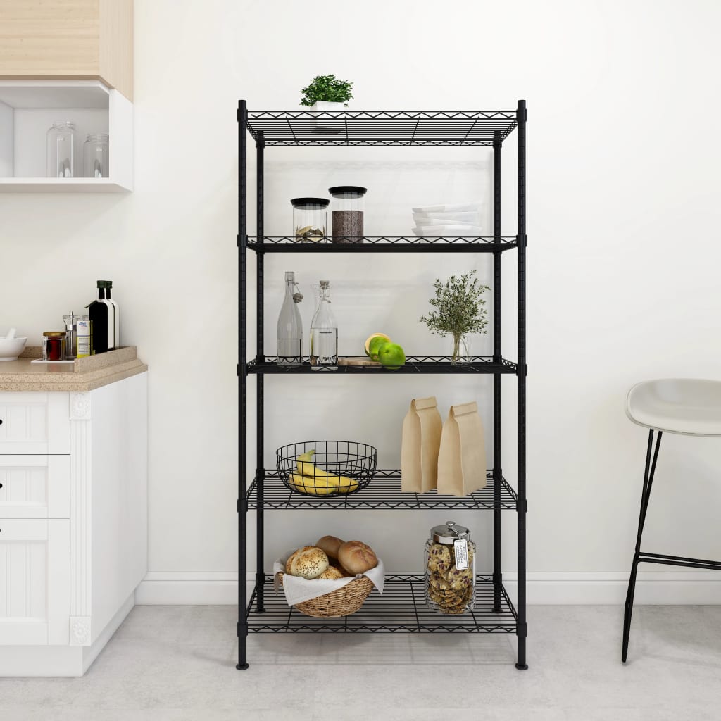 Lagerregal 5 Böden 90 × 35 × 180 cm – 250 kg
