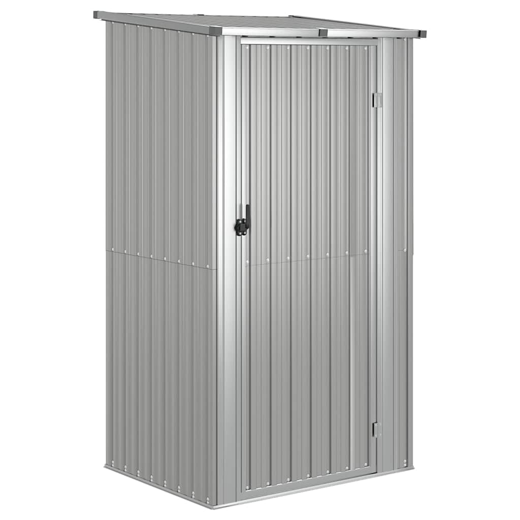 Ger�teschuppen Grau 118,5x97x209,5 cm Verzinkter Stahl