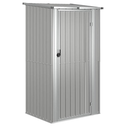 Ger�teschuppen Grau 118,5x97x209,5 cm Verzinkter Stahl