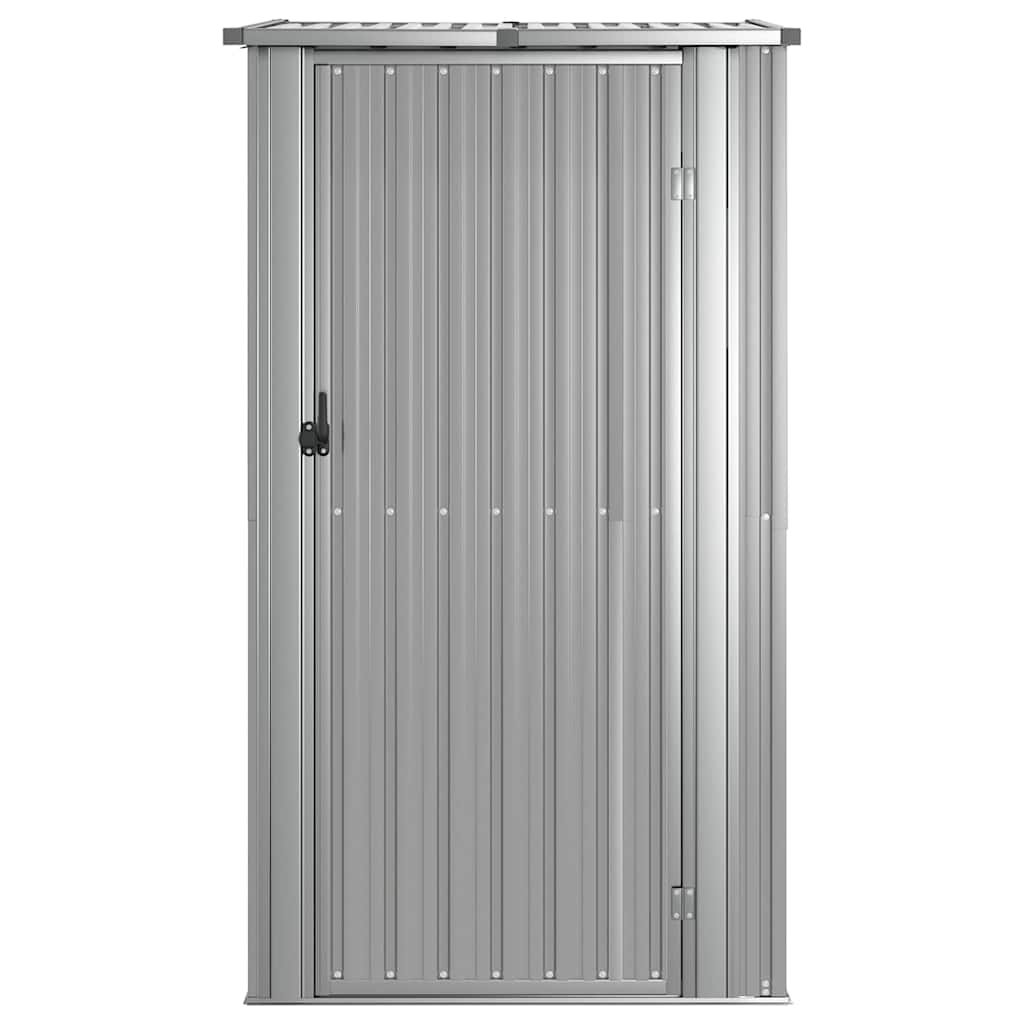 Ger�teschuppen Grau 118,5x97x209,5 cm Verzinkter Stahl