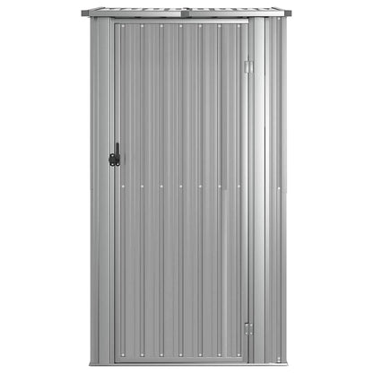 Ger�teschuppen Grau 118,5x97x209,5 cm Verzinkter Stahl