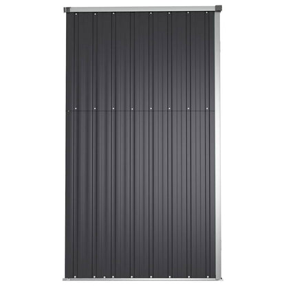 Ger�tehaus Anthrazit 225x89x161 cm Verzinkter Stahl
