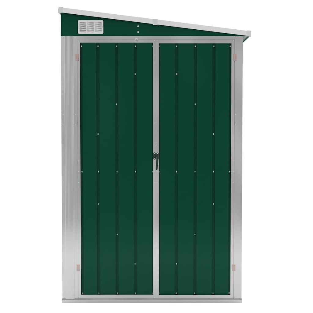 Wand-Gartenhäuser aus verzinktem Stahl – verschiedene Größen und Farben – Grün · 118 × 100 cm – Ansicht 3