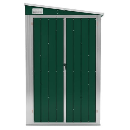 Wand-Gartenhäuser aus verzinktem Stahl – verschiedene Größen und Farben – Grün · 118 × 100 cm – Ansicht 3