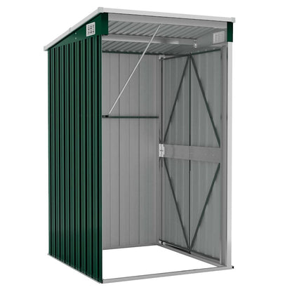 Wand-Gartenhäuser aus verzinktem Stahl – verschiedene Größen und Farben – Grün · 118 × 100 cm – Ansicht 5