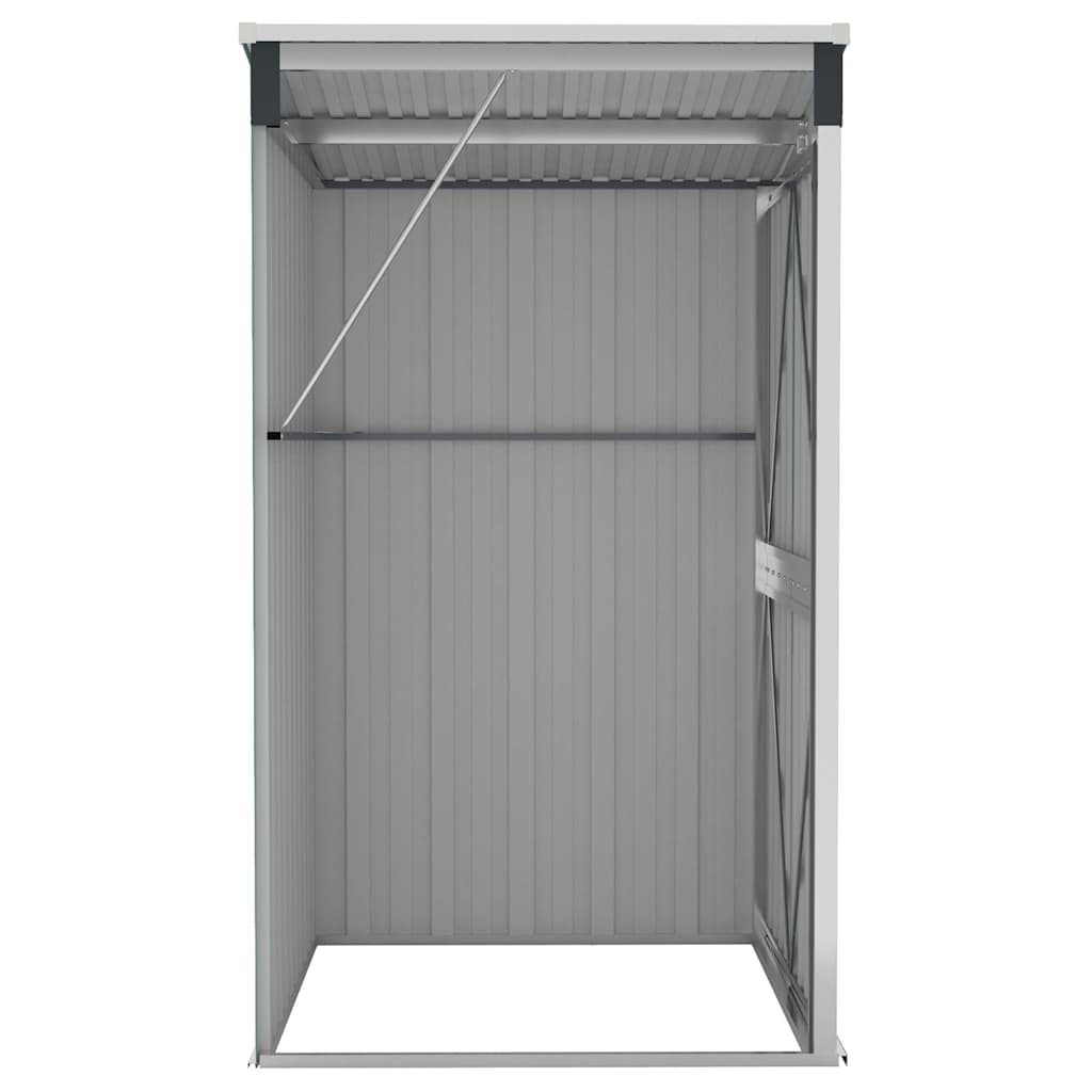 Wand-Gartenhäuser aus verzinktem Stahl – verschiedene Größen und Farben – Anthrazit · 118 × 100 cm – Ansicht 4