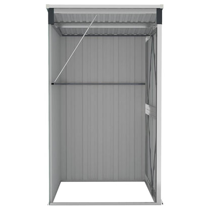 Wand-Gartenhäuser aus verzinktem Stahl – verschiedene Größen und Farben – Anthrazit · 118 × 100 cm – Ansicht 4
