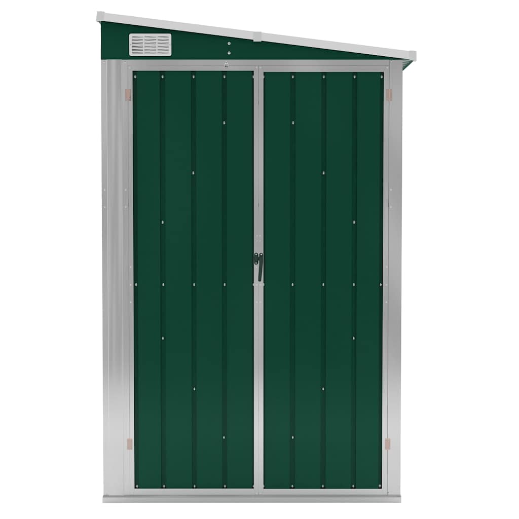 Wand-Gartenhäuser aus verzinktem Stahl – verschiedene Größen und Farben – Grün · 118 × 194 cm – Ansicht 3