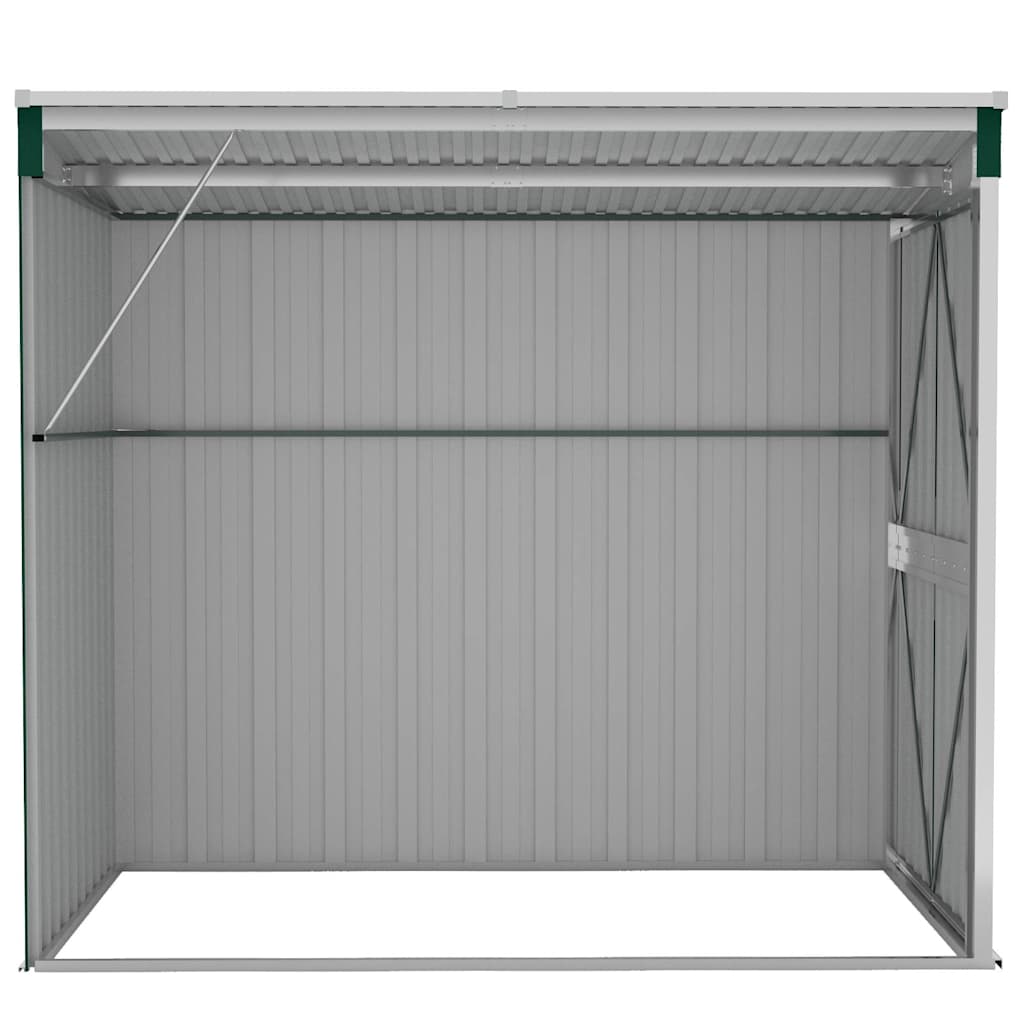 Wand-Gartenhäuser aus verzinktem Stahl – verschiedene Größen und Farben – Grün · 118 × 194 cm – Ansicht 5