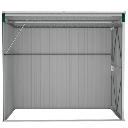 Wand-Gartenhäuser aus verzinktem Stahl – verschiedene Größen und Farben – Grün · 118 × 194 cm – Ansicht 5