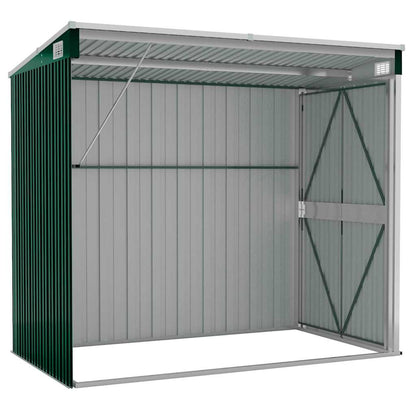 Wand-Gartenhäuser aus verzinktem Stahl – verschiedene Größen und Farben – Grün · 118 × 194 cm – Ansicht 6