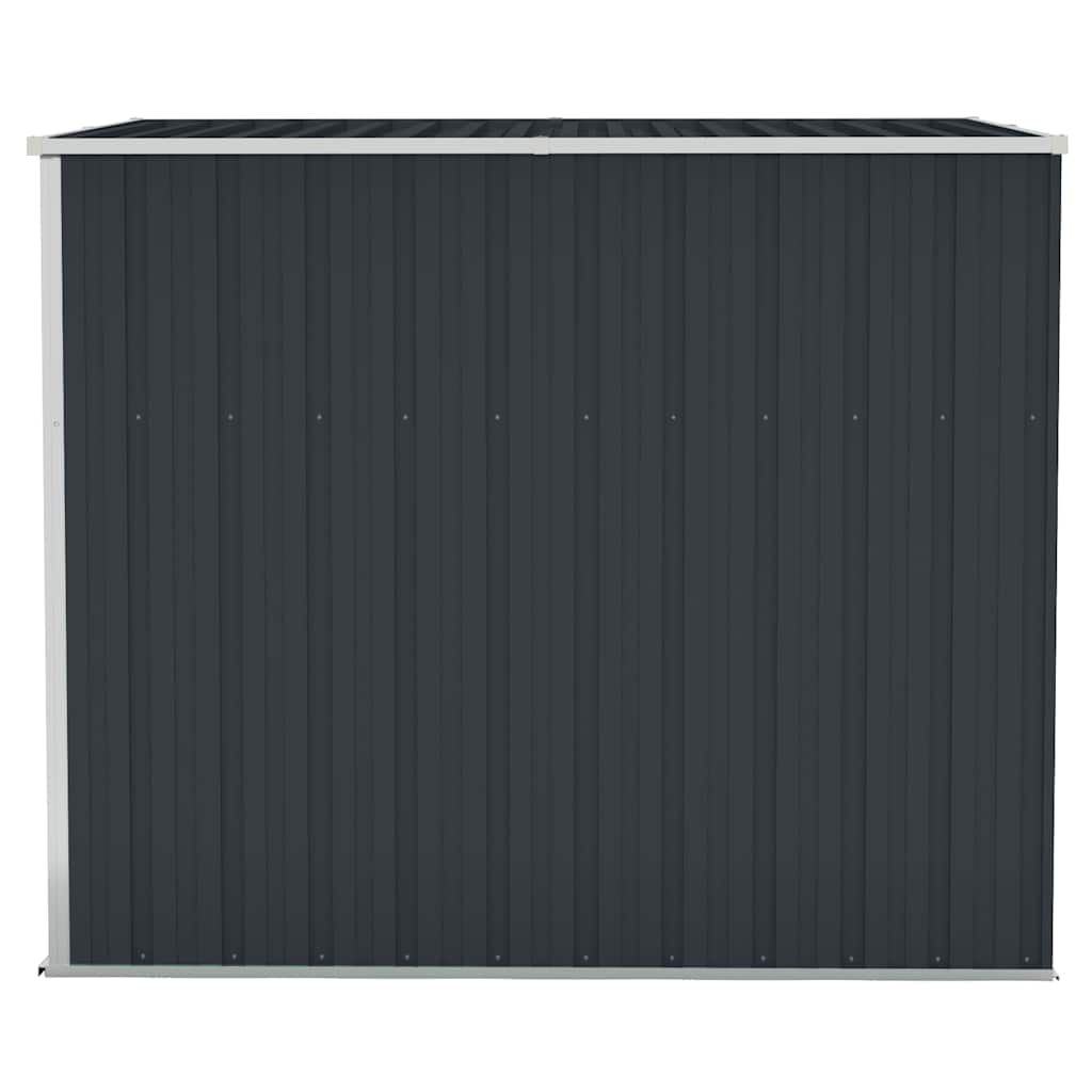 Wand-Gartenhäuser aus verzinktem Stahl – verschiedene Größen und Farben – Anthrazit · 118 × 194 cm – Ansicht 4