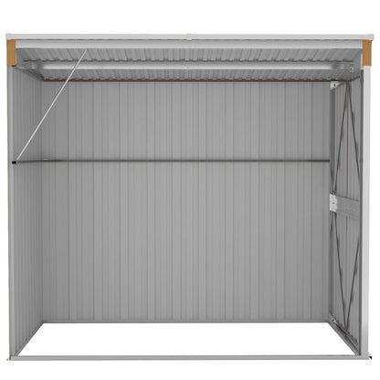 Wand-Gartenhäuser aus verzinktem Stahl – verschiedene Größen und Farben – Braun · 118 × 194 cm – Ansicht 5