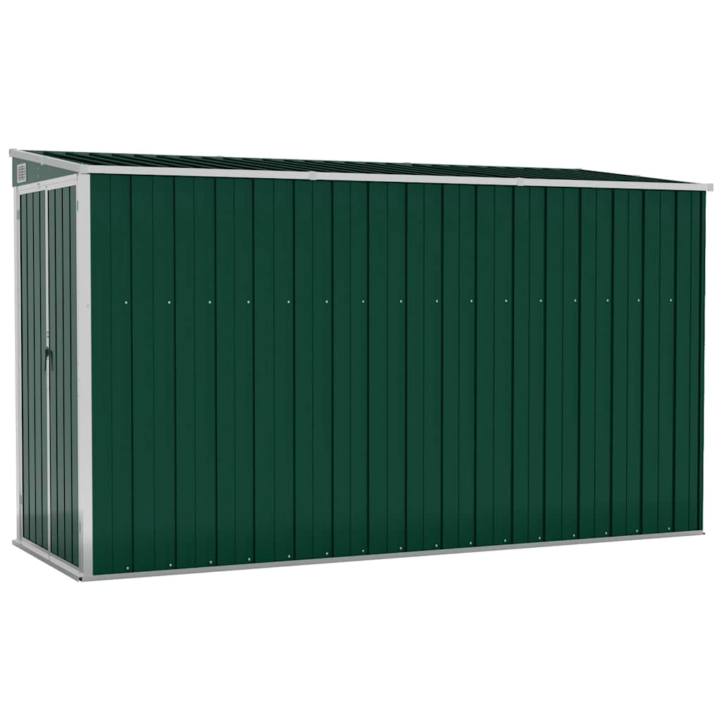 Wand-Gartenhäuser aus verzinktem Stahl – verschiedene Größen und Farben – Grün · 118 × 288 cm – Ansicht 2