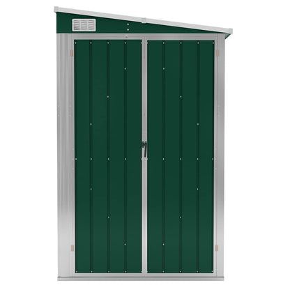 Wand-Gartenhäuser aus verzinktem Stahl – verschiedene Größen und Farben – Grün · 118 × 288 cm – Ansicht 3