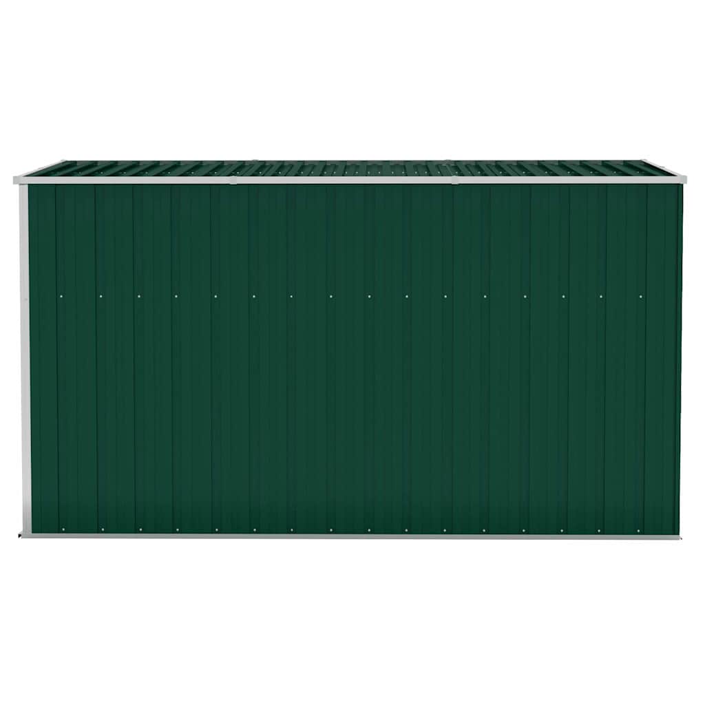 Wand-Gartenhäuser aus verzinktem Stahl – verschiedene Größen und Farben – Grün · 118 × 288 cm – Ansicht 4