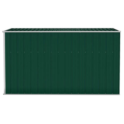 Wand-Gartenhäuser aus verzinktem Stahl – verschiedene Größen und Farben – Grün · 118 × 288 cm – Ansicht 4